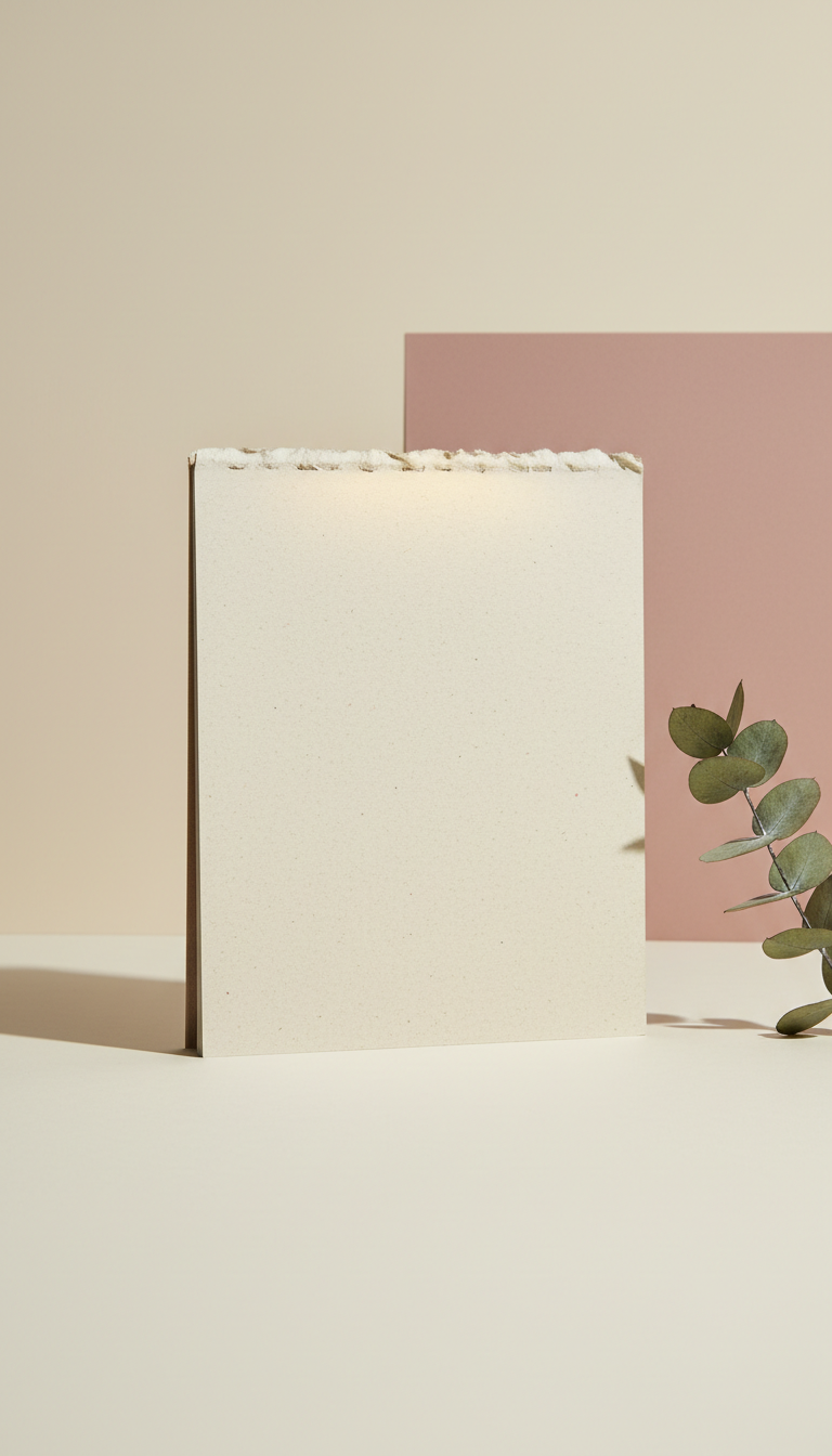 Natural Paper Notepad With Tear-Off Pages